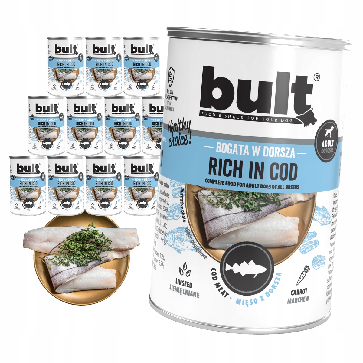 Bult vlhké krmivo pro psy Příčesek konzerva 12x400g