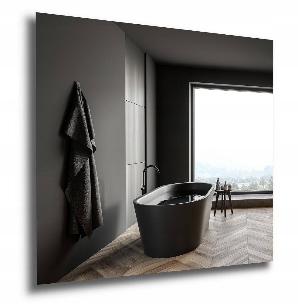 

Lustro Srebrne 70 x 80 cm Gotowe Do Montażu