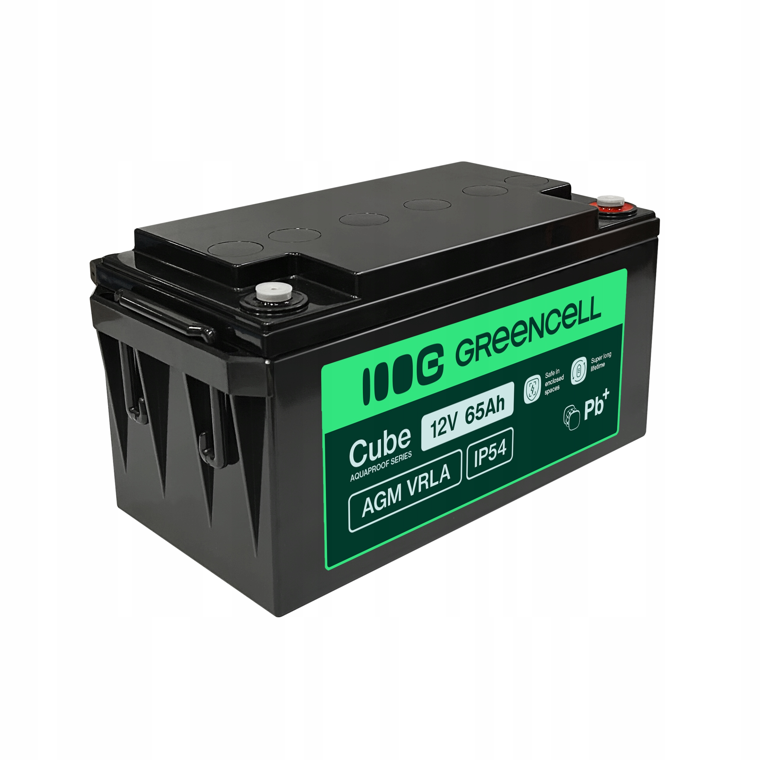 Akumulator Agm 12V 65Ah Vrla Bezobsługowy do Ups Kosiarki Kampera Łodzi Wag