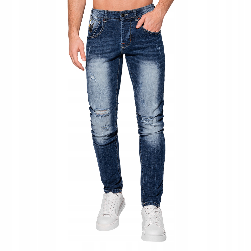 

Spodnie męskie jeansowe 1307P niebieskie 32