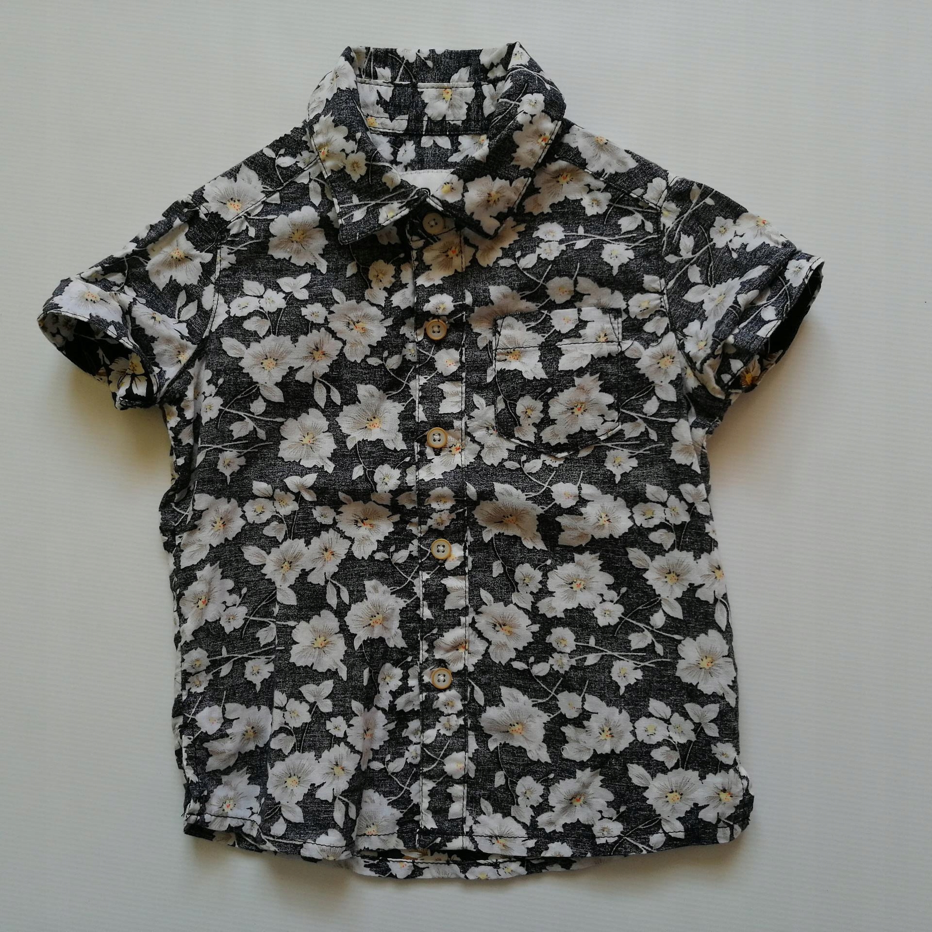 D.M.D koszula w egzotyczne kwiaty r. 86-92