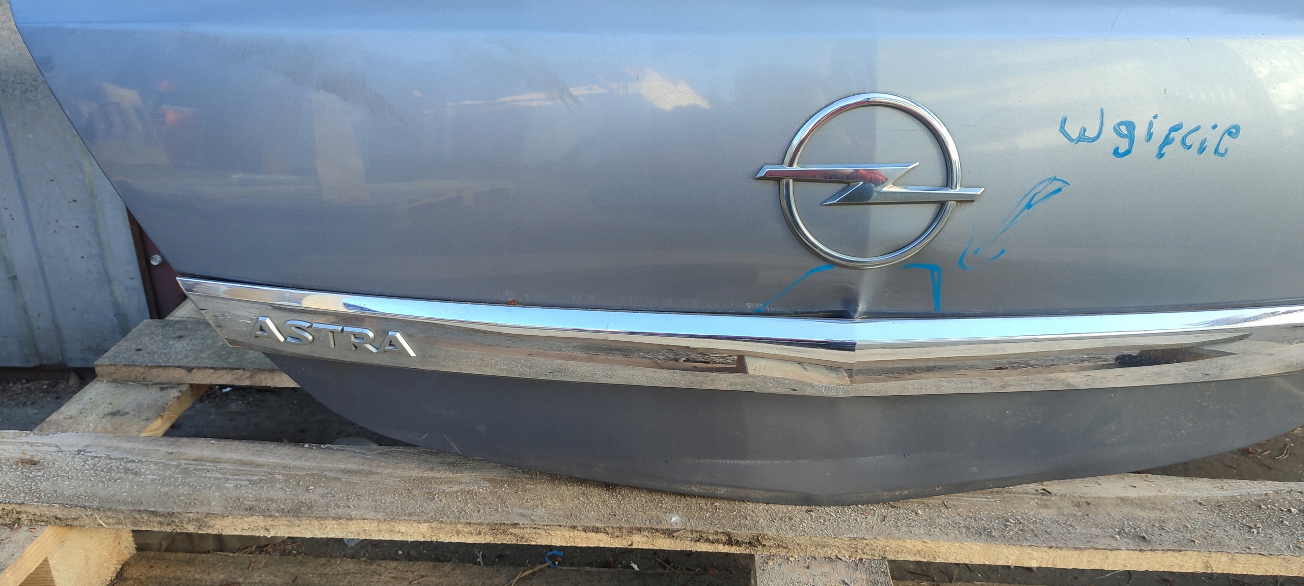 trunk door boot rear part opel astra h gtc 3D z163