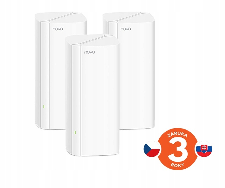 Tenda Nova EX12 (3-pack) WiFi6 AX3000 Mesh Gigabit systém, 9xGLAN/ Gwan,…