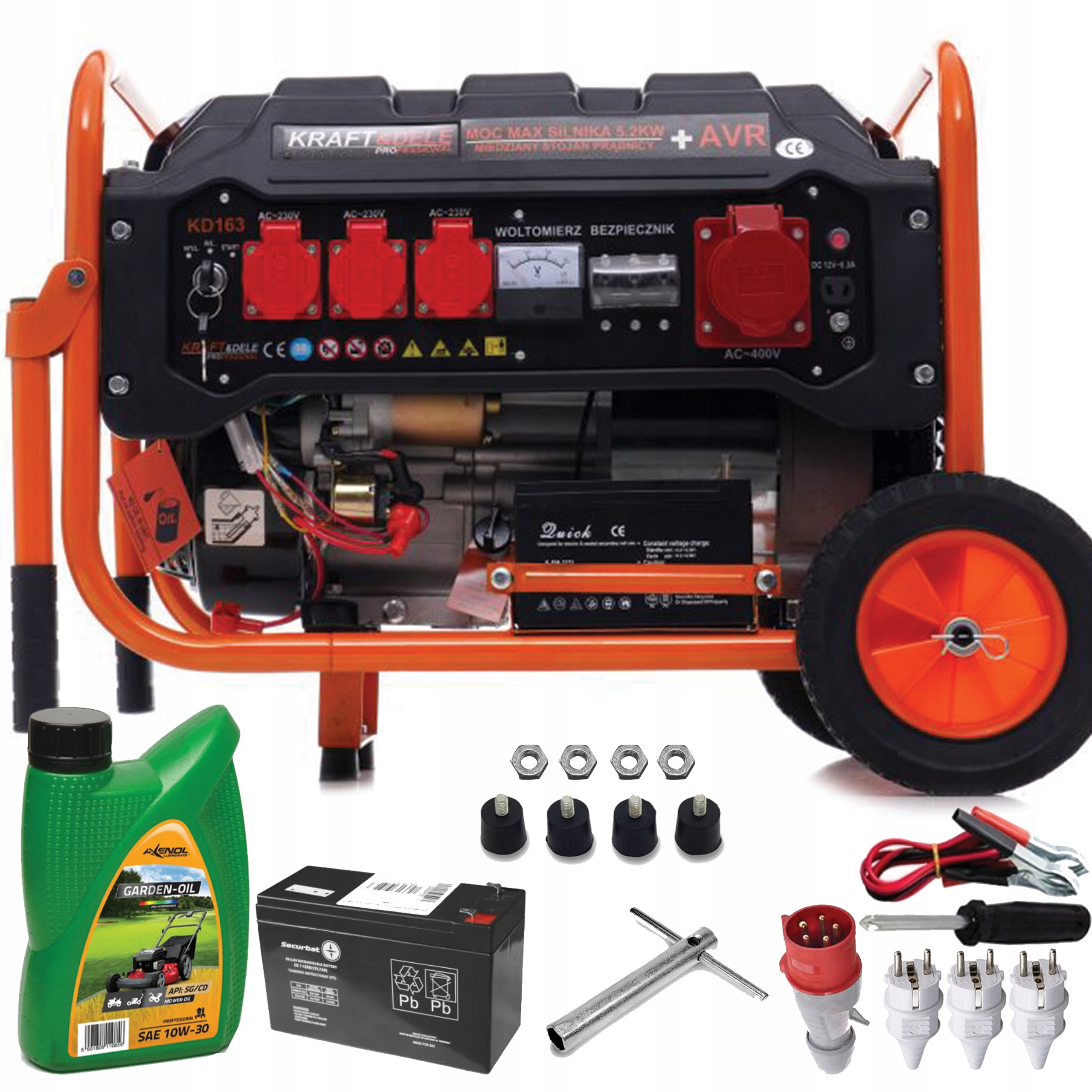 

Agregat Prądotwórczy Trójfazowy 380V/230V/12V KD16