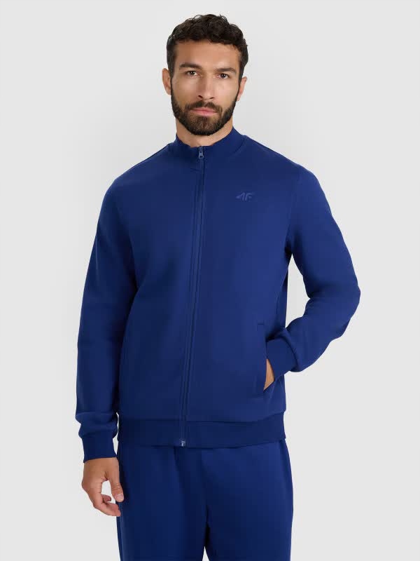 4F Pánská Mikina S Baseballová Mikina Mikina Sportovní Bavlněný Bomber