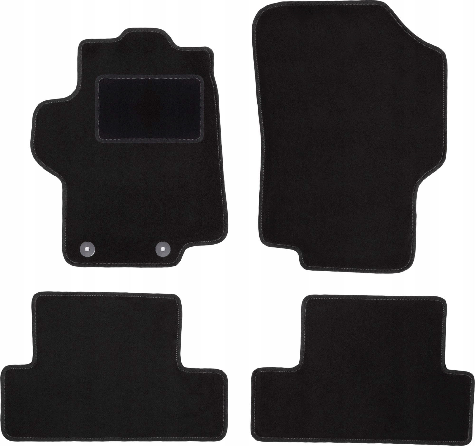 Autokoberce velurové pro Peugeot 1007 minivan (2004-2009)