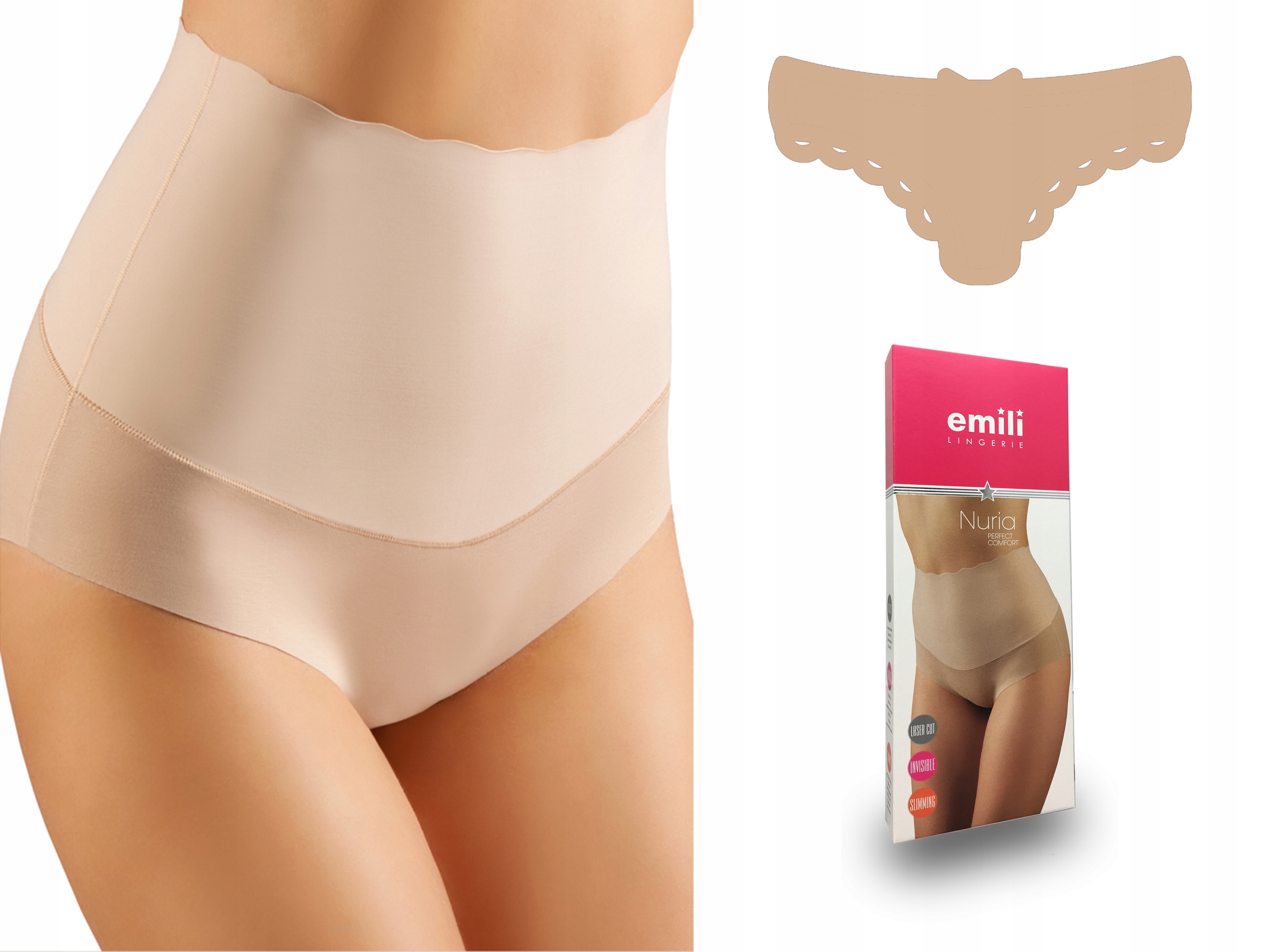 

Emili Nuria Figi Wyszczuplające beżowy 2XL