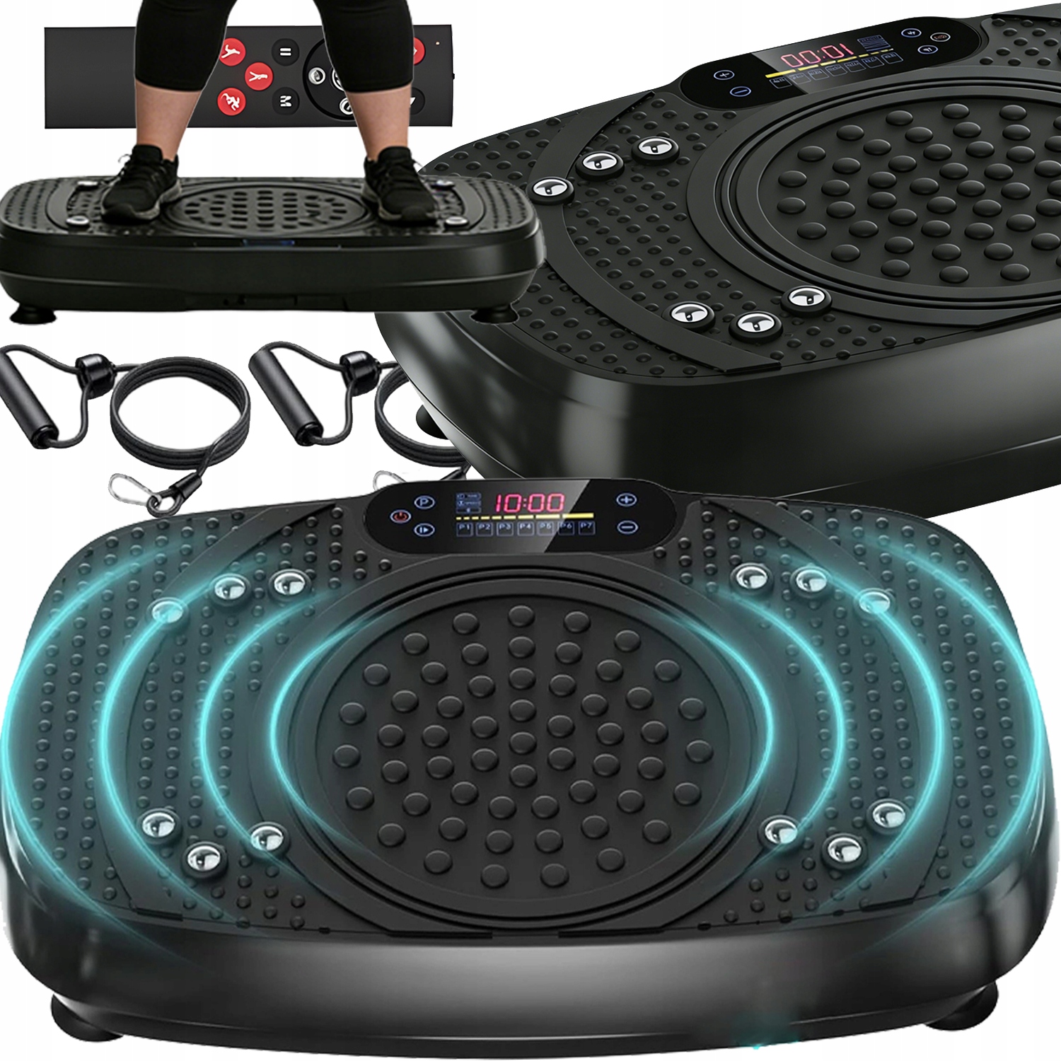 Elektrická Vibrační Tréninková Deska Masážní Přístroj 120 Rychlostní Stupeň 5 Režimů