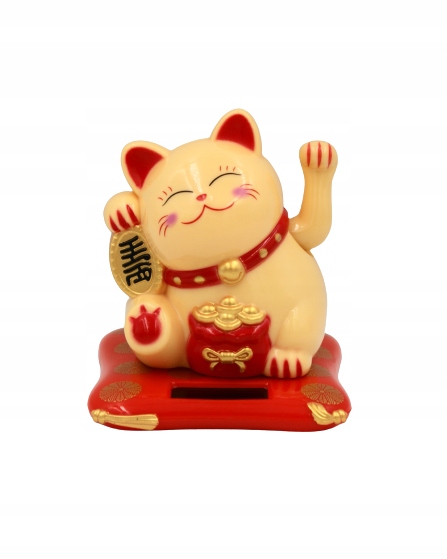 

Kotek szczęścia, maneki neko, bateria na słońce