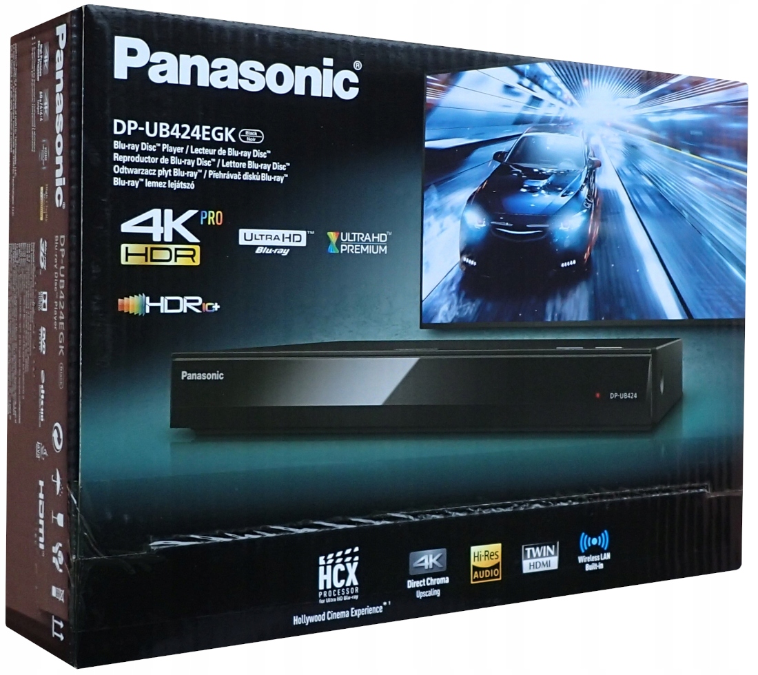 Panasonic DP-UB424 Blu-Ray Hdr prehrávač DVD CD 4K Ultra Hd WiFi