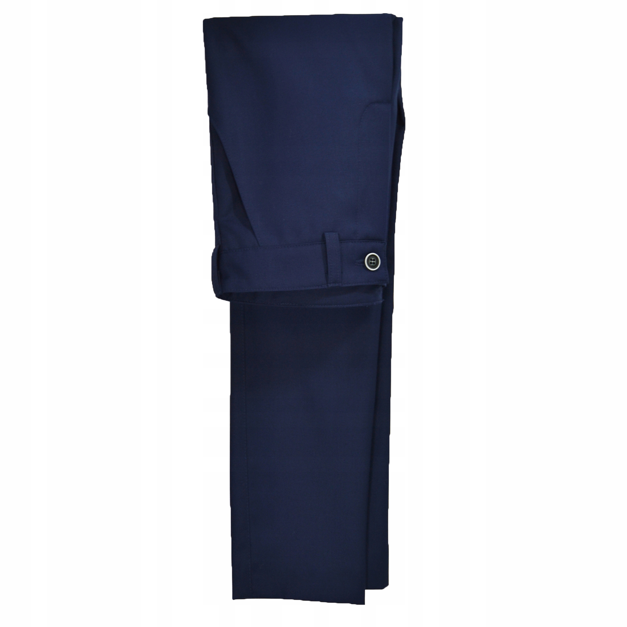 SPODNIE chłopięce WIZYTOWE eleganckie garniturowe granatowe pod albę 134 Materiał dominujący wiskoza