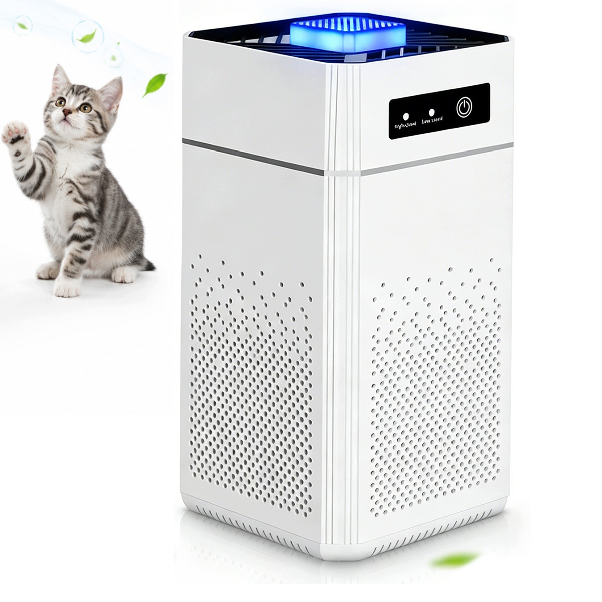 Oczyszczacz Powietrza, Z Filtrem Hepa, Ujemnych Generator Jonów 60m²
