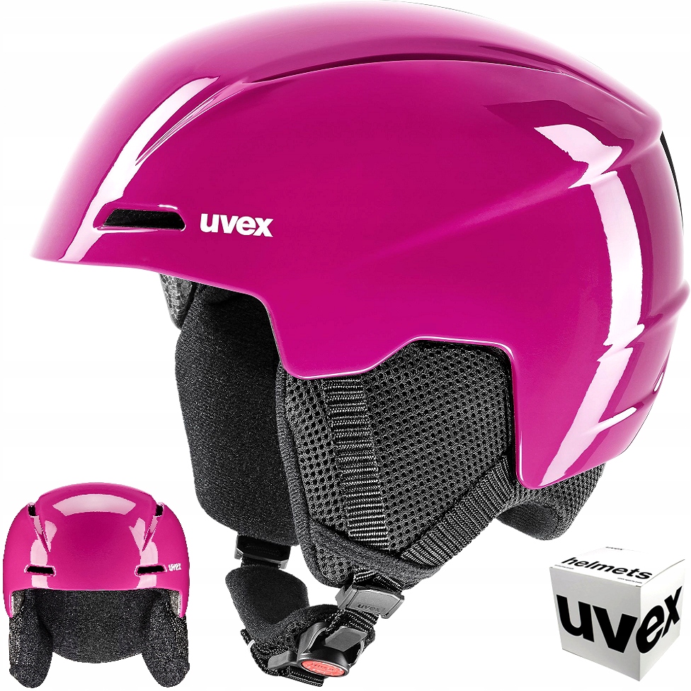 Dětská, lyžařská a snowboardová přilba Uvex Viti Pure 46-50 cm berry shiny