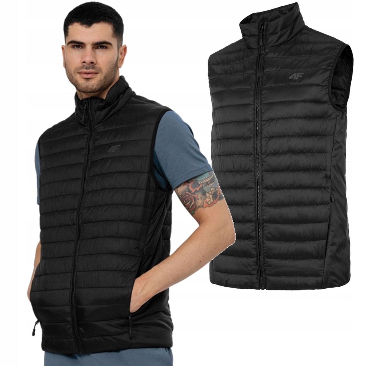 

Kurtka Męska 4F Bezrękawnik Kamizelka Pikowana