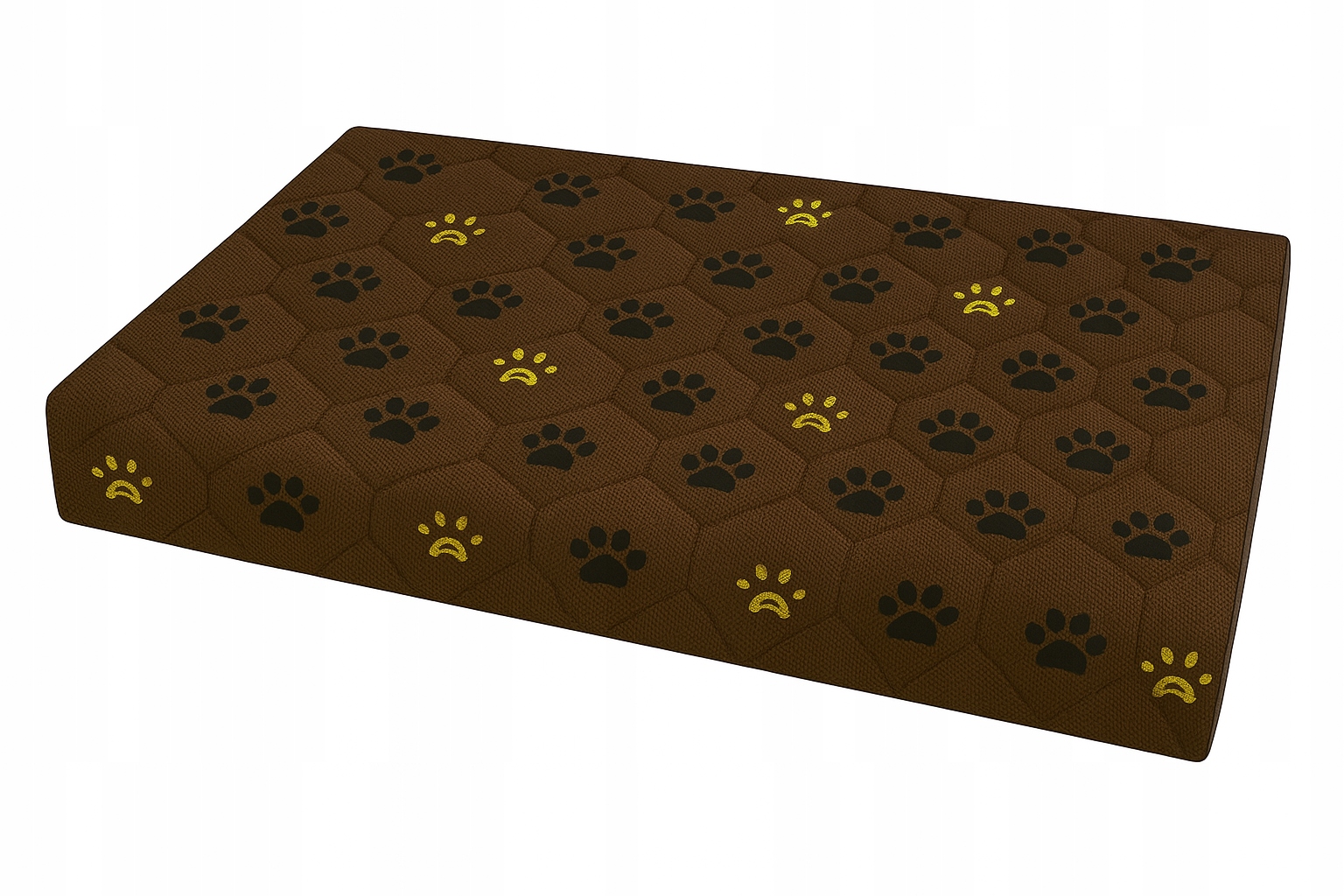 Pelíšek pro psa kočku 60x80, odnímatelný potah, zip, polský výrobek