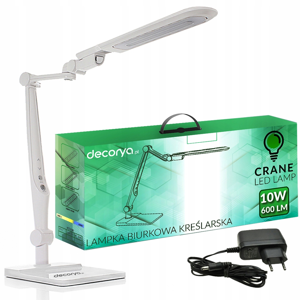 Lampka Biurkowa Led na biurko Ściemnialna Duża