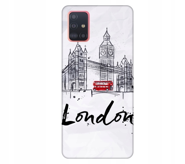 

Etui pokrowiec do Samsung Galaxy A51 Londyn Tower