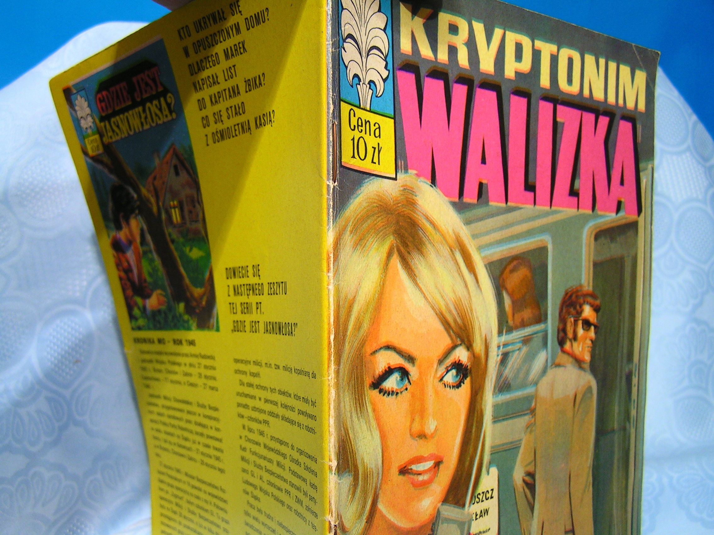 KOMIKS KAPITAN ŻBIK KRYPTONIM WALIZKA 1974 WYD. 1 STAN 7 Okładka miękka