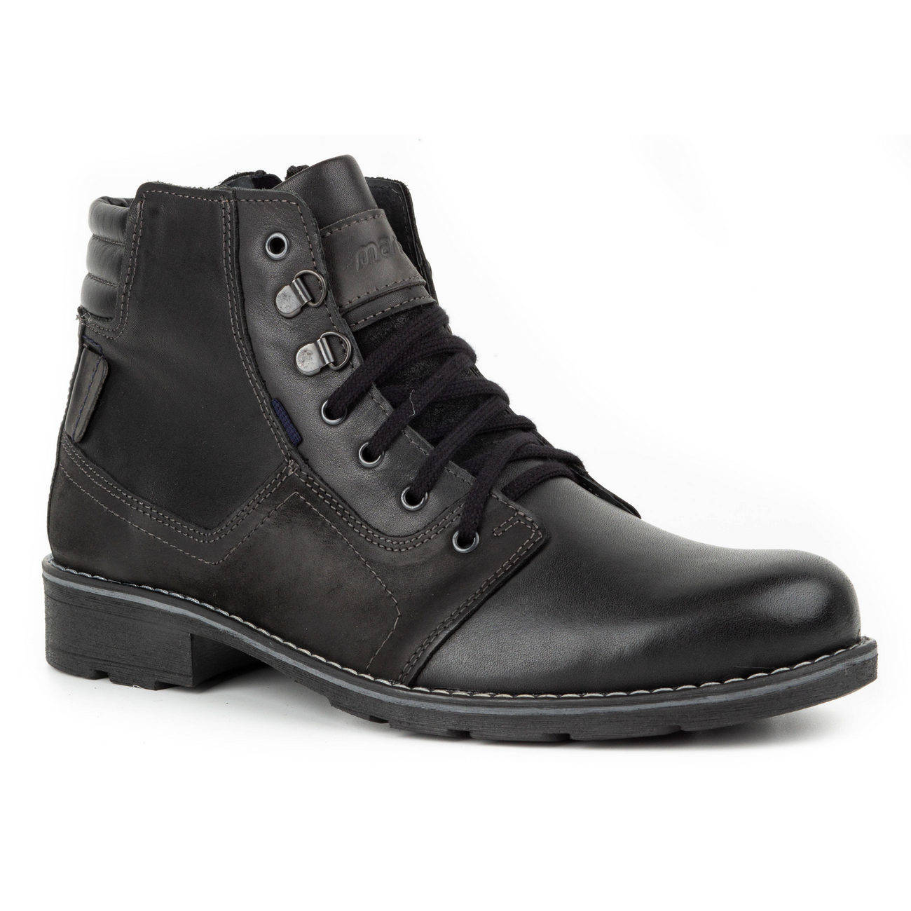 

Buty męskie zimowe Trzewiki skóra 323MP Czarny 43