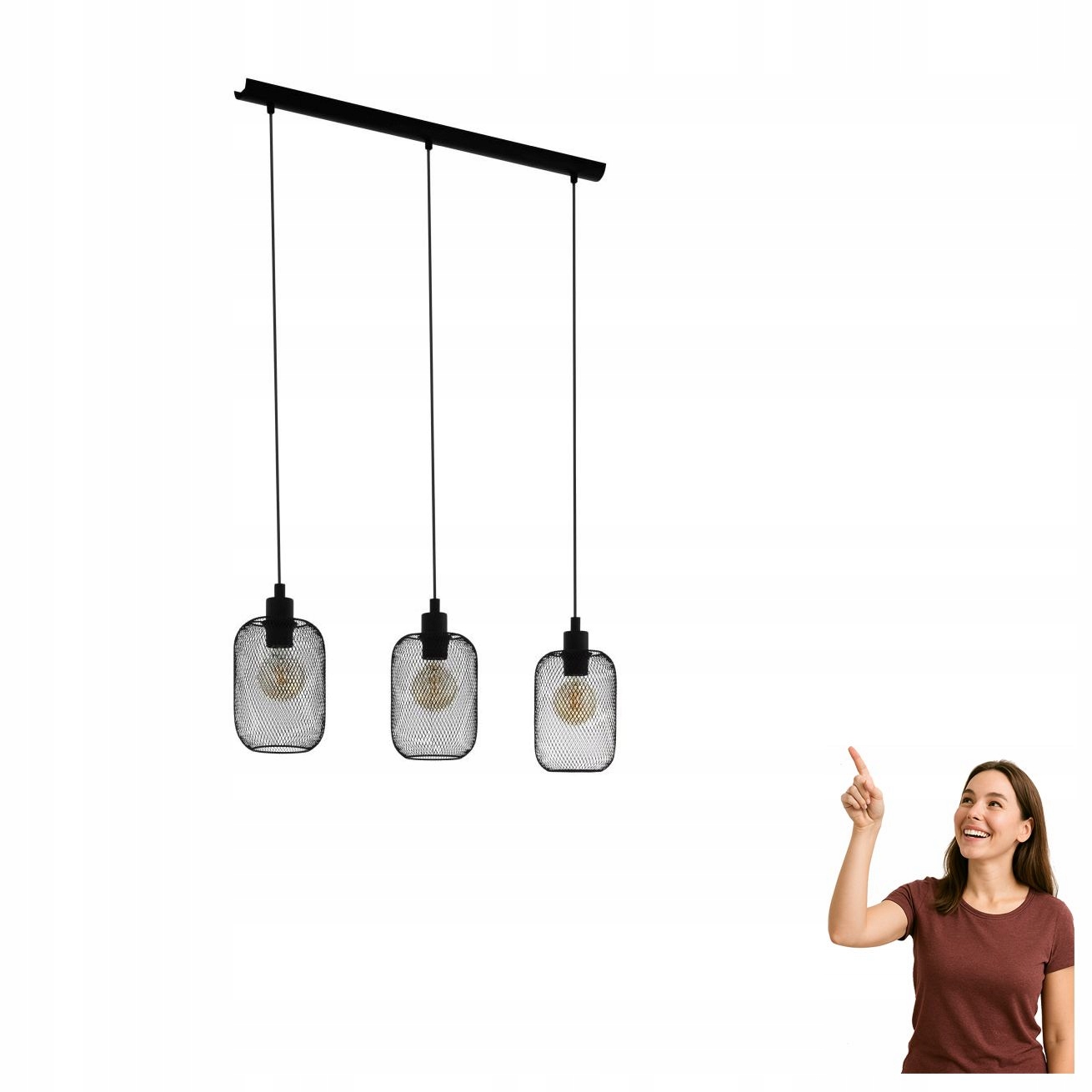 Závěsná lampa Wrington 43333 Eglo