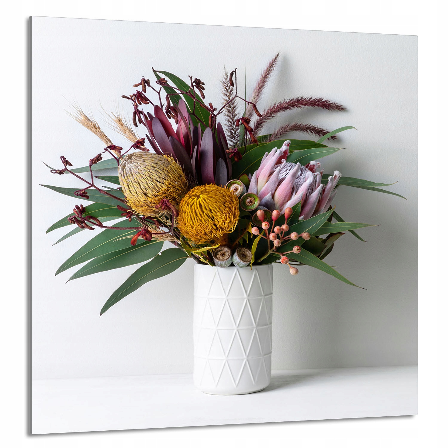 Skleněný Panel Do Kuchyně 60x65 Květiny Tvrzené Sklo