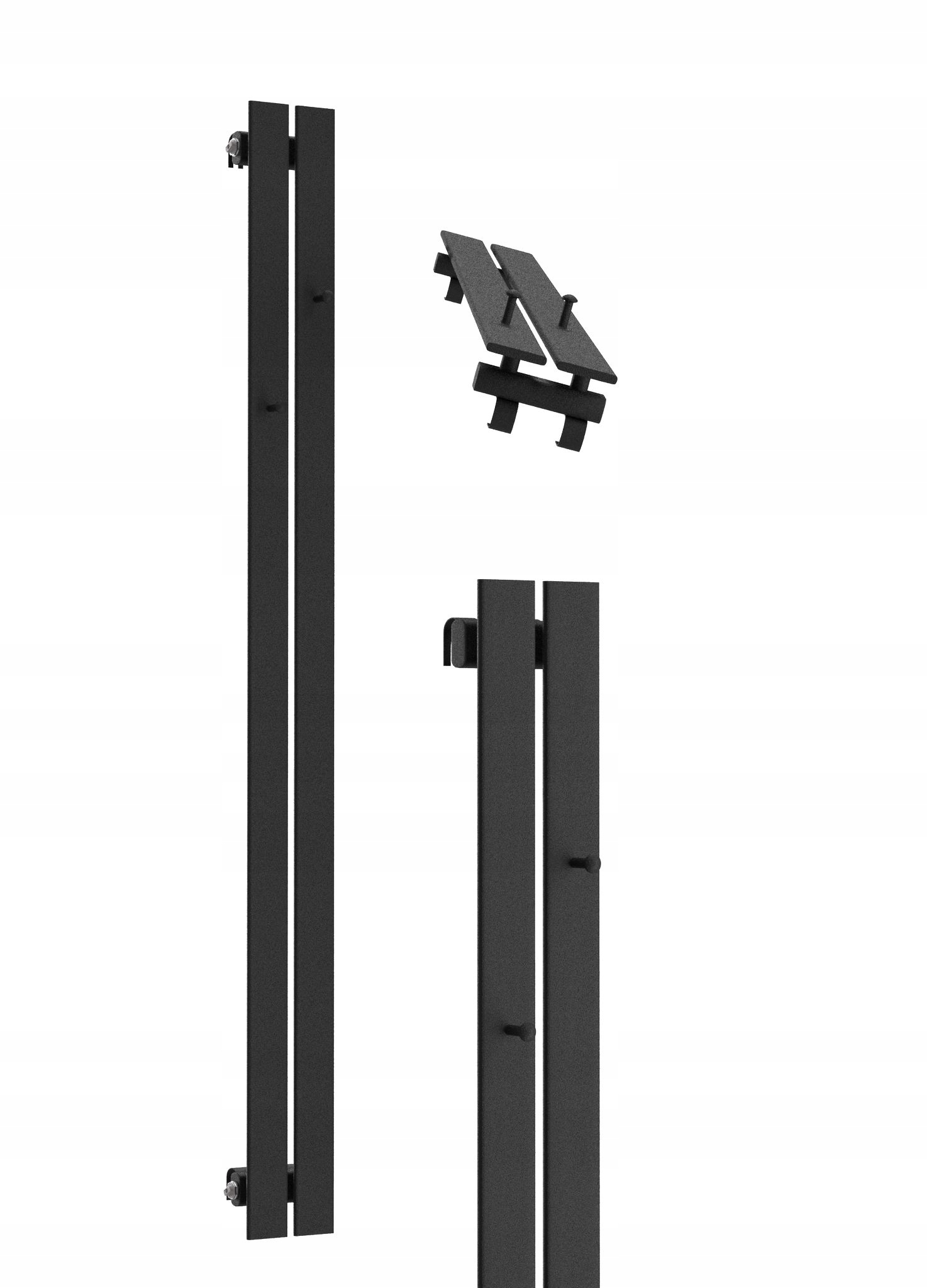 Dekorativní Radiátor Bellohook 120x15 Černý Str