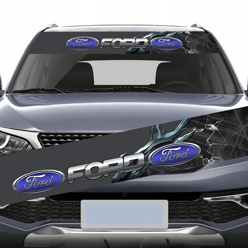 Naklejka na przedniej szybie logo Ford EAN (GTIN) 4048622466961