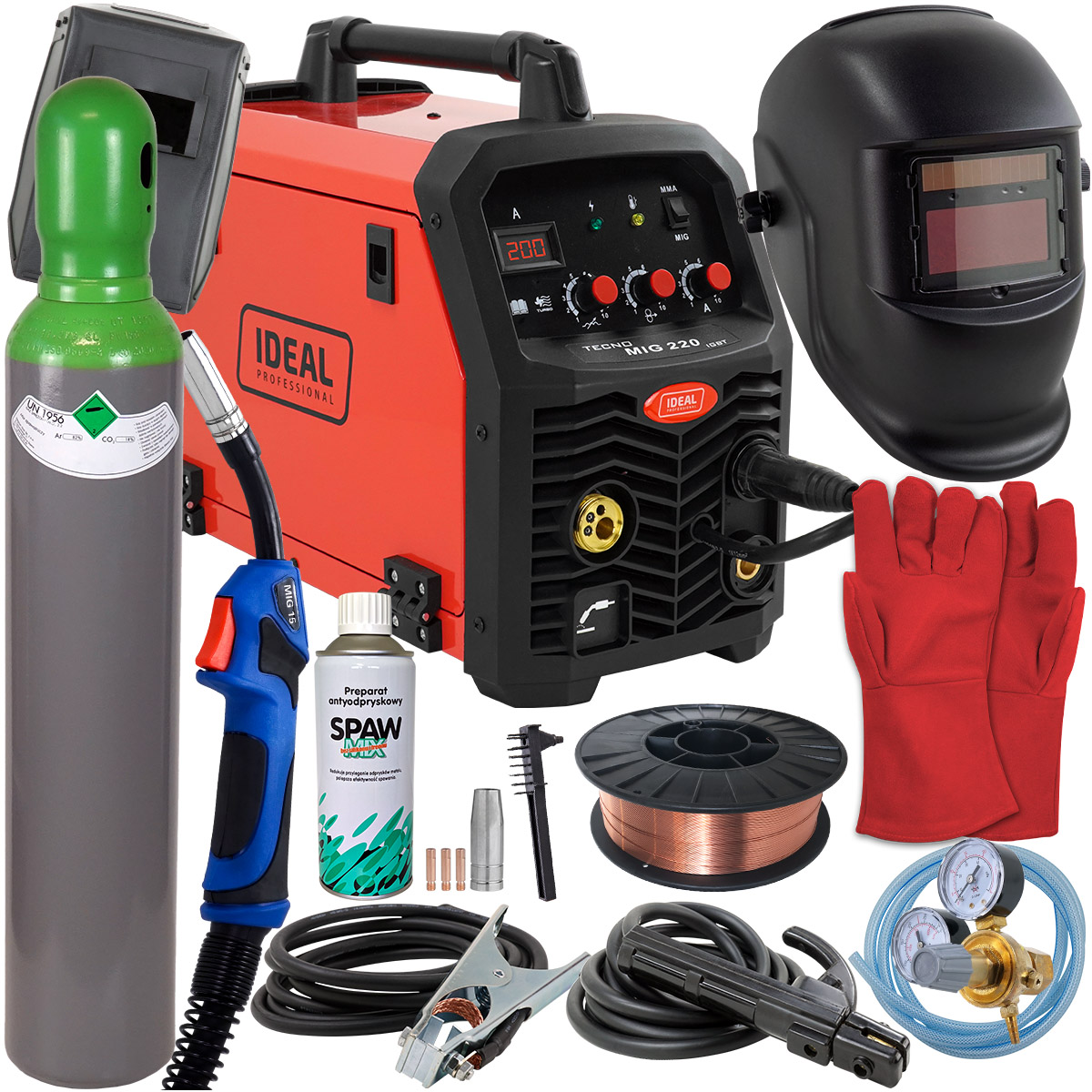 Сварочный аппарат MIGOMAT MIG MAG TECNOMIG 220 MMA IGBT