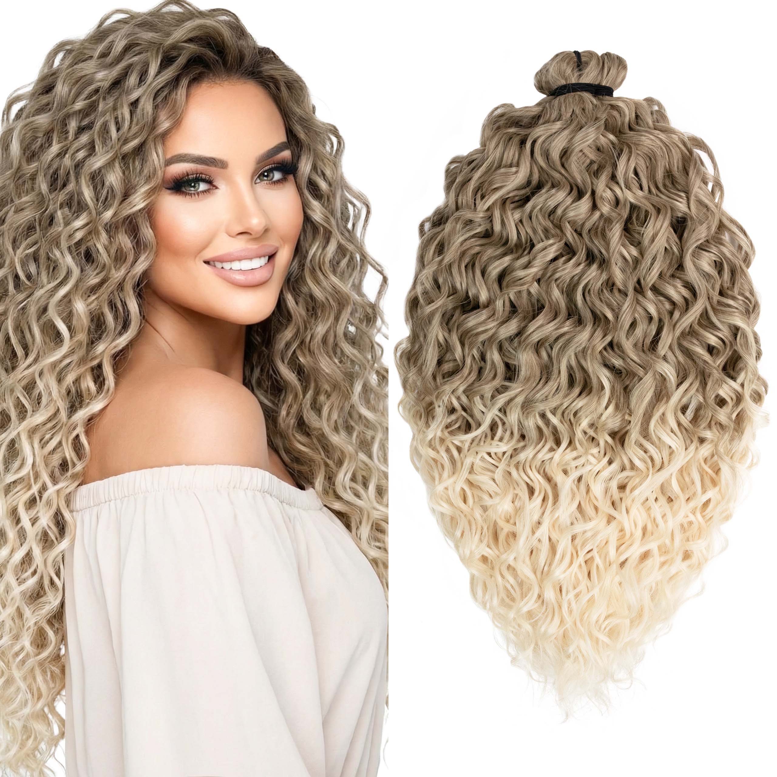 Syntetické umělé vlasy Afroloki Jessica Pro 20" 50 cm 300 g blond ombre