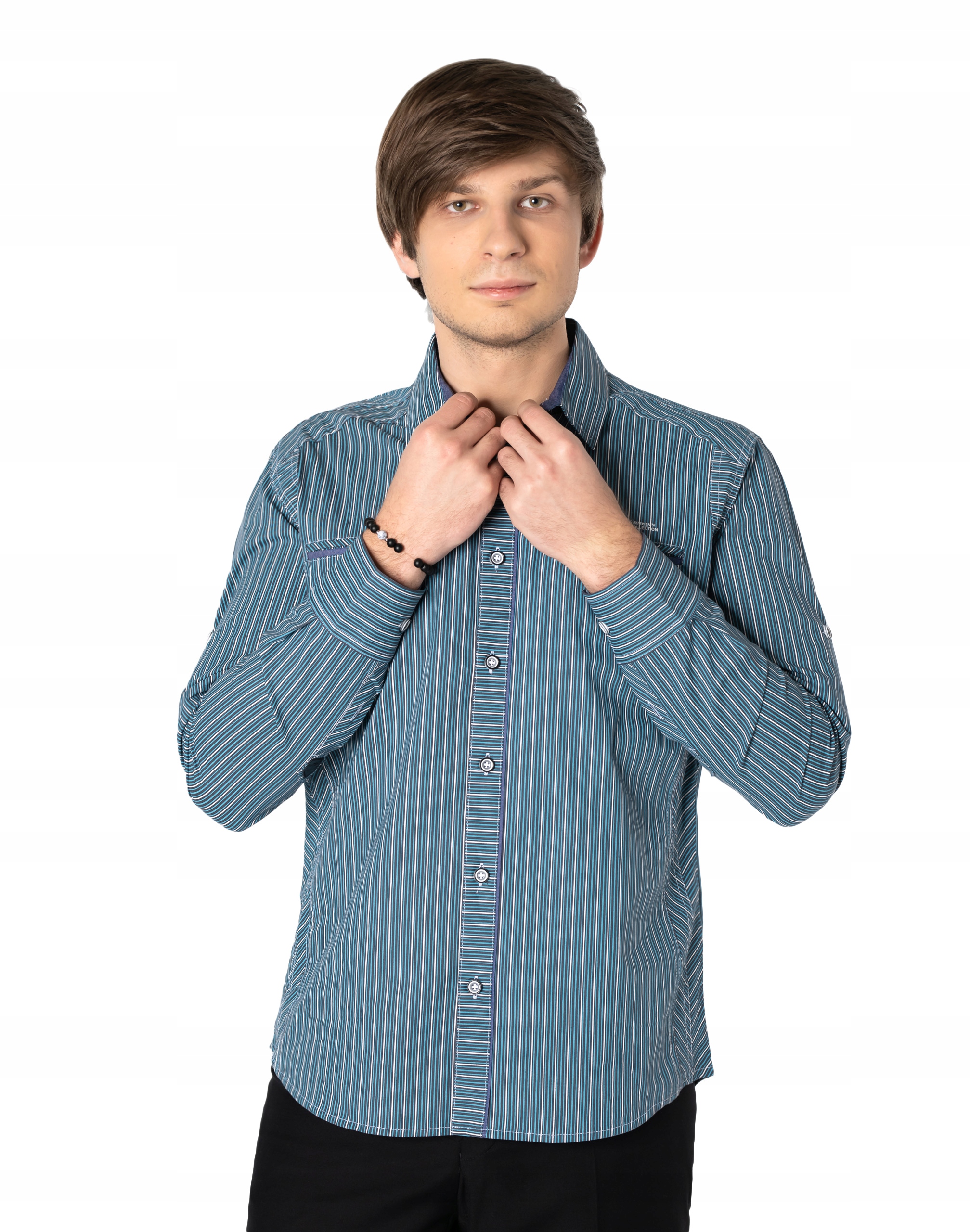 

Koszula Męska Bawełniana Długi Rękaw 6506-6 r XL