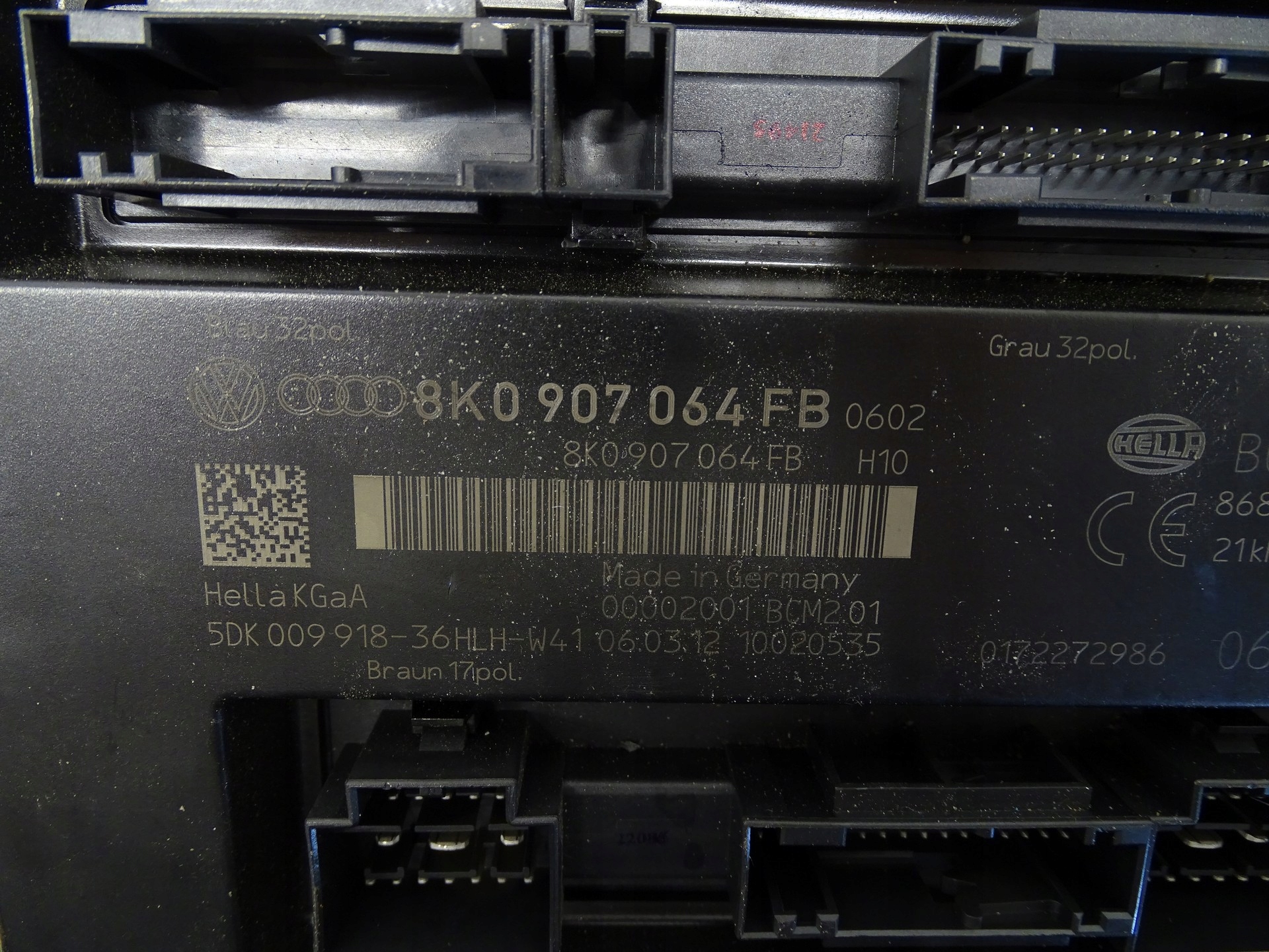 komfortsteuergerät AUDI A4 B8 LIFT 10- 8K0907064FB