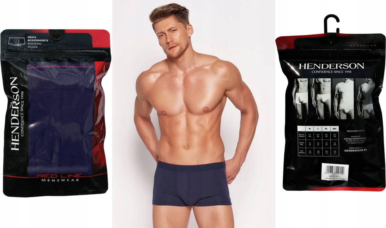 

Henderson Męskie Bokserki Red Line 18724-59X-XL