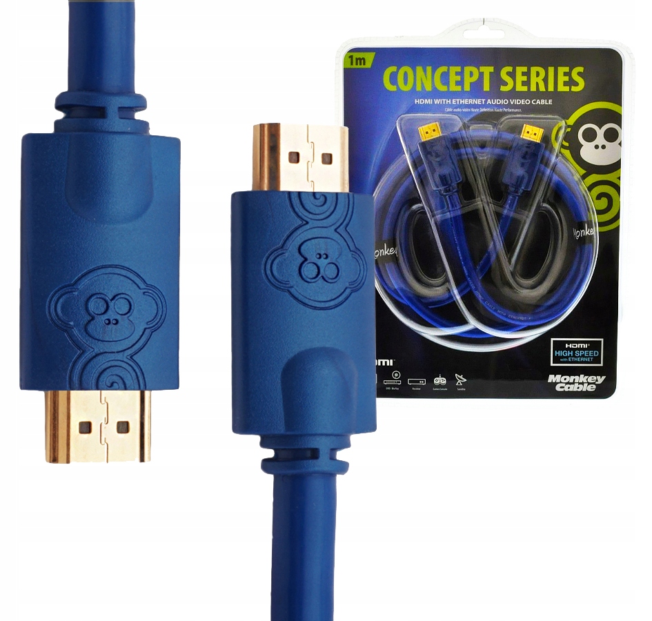 Kabel MONKEY CABLE Concept HDMI - HDMI 1 m