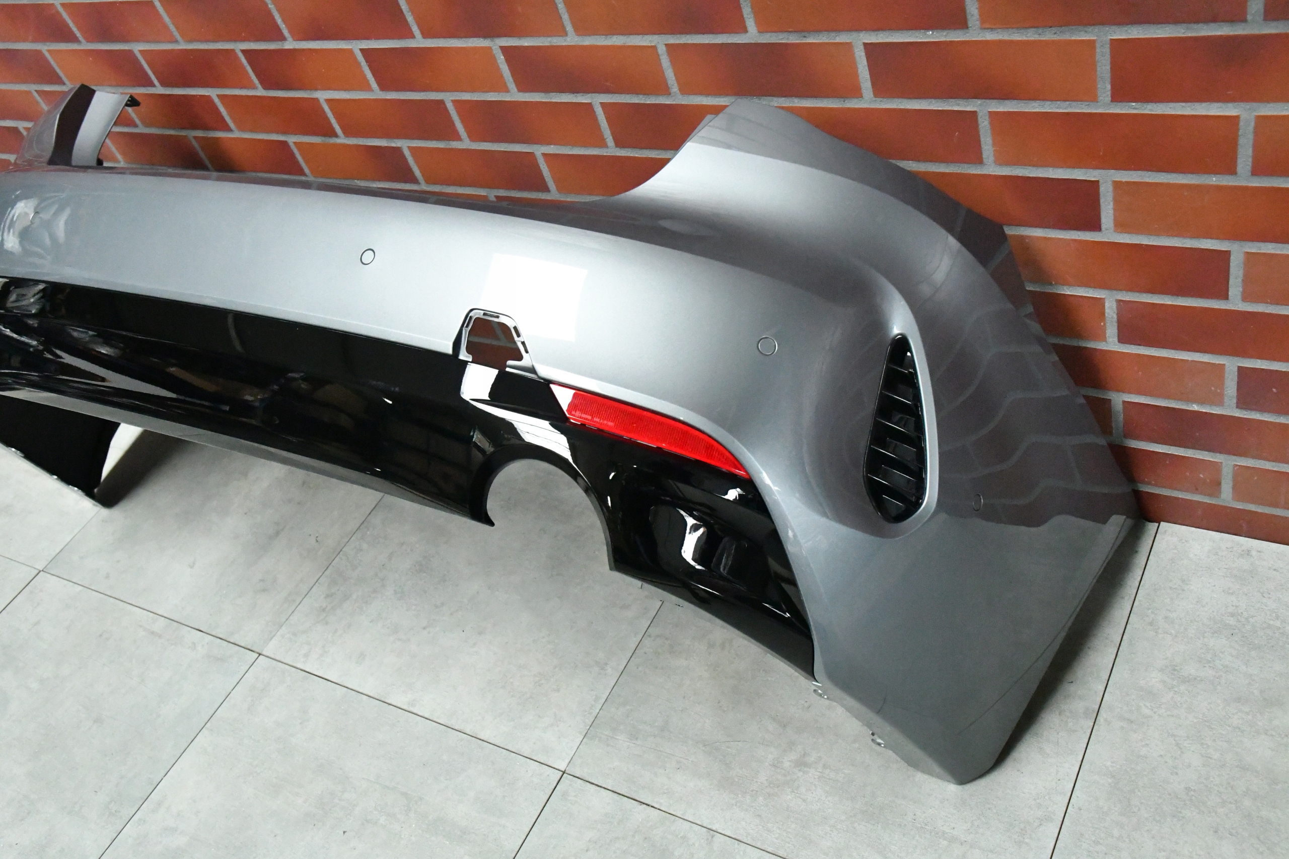 bumper rear part rear BMW 4 G22 G23 SKYSCRAPER GRAU