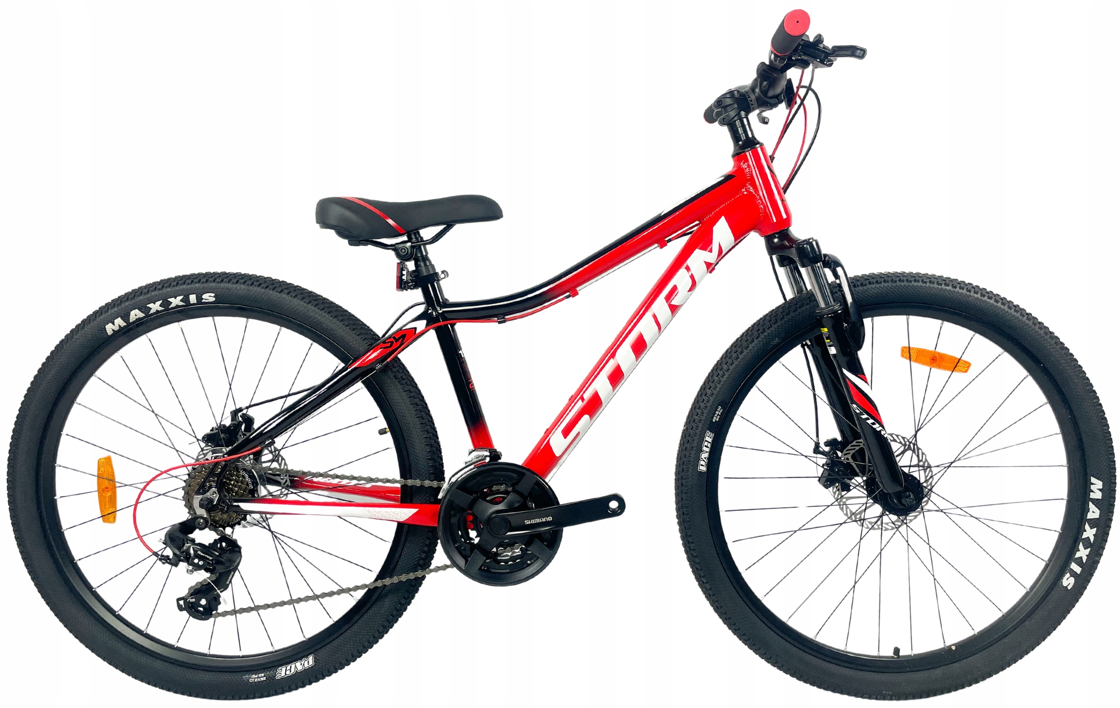 Rower Mtb Storm Racer Vbr 26 13 czerwony biały 2026