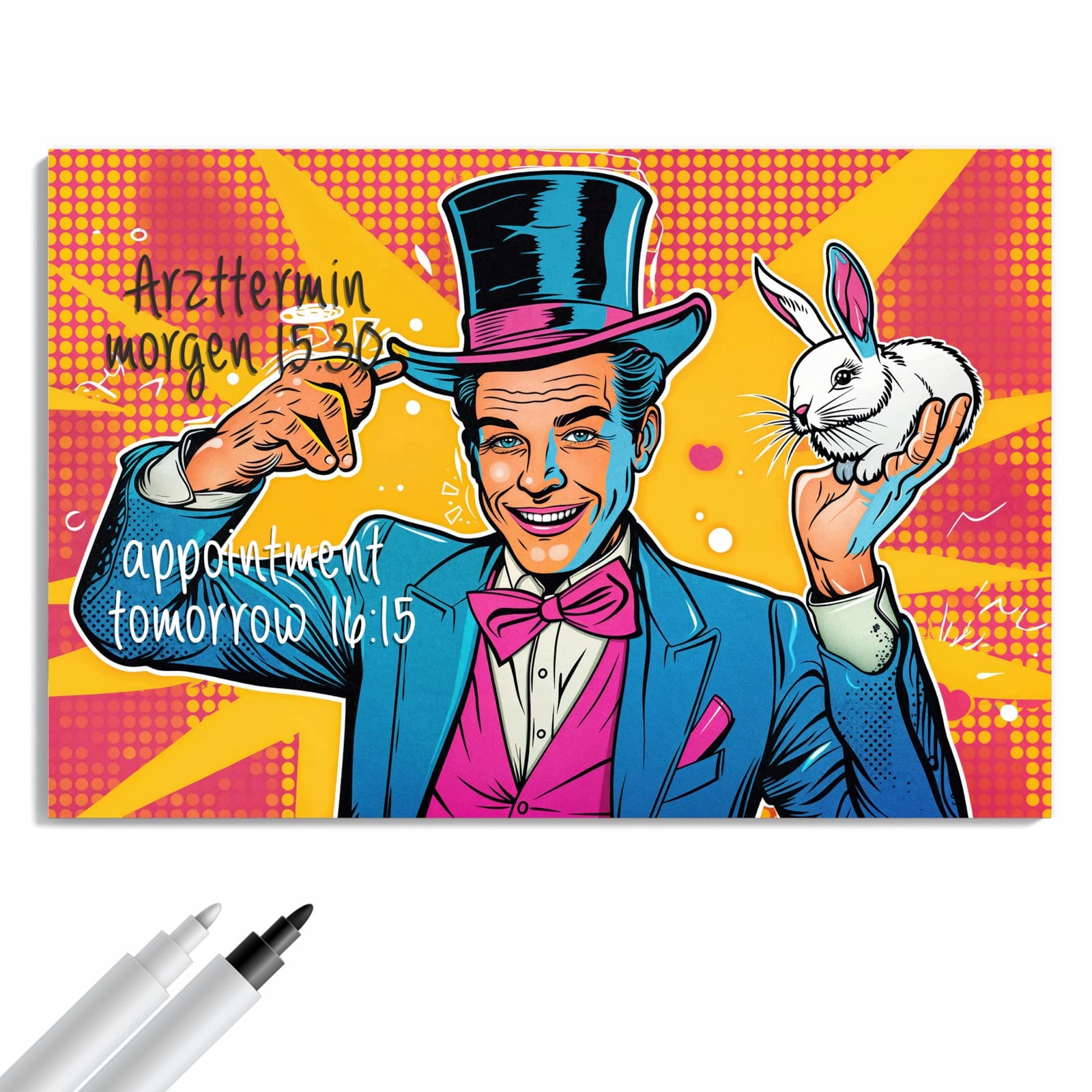 Magnetická tabule Czarodziej S Zajouc 60 × 40 cm