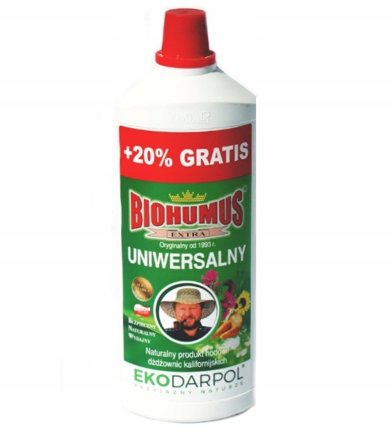 

Biohumus Extra Uniwersalny nawóz organiczny 1L