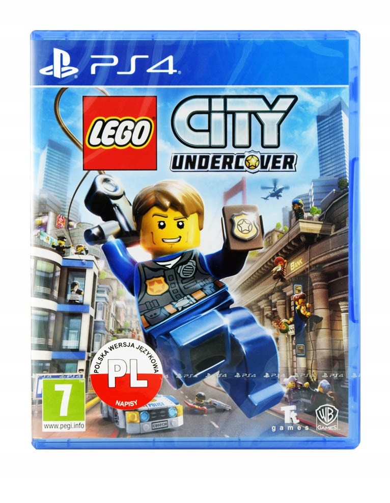 Lego City Undercover Tajny Agent PS4 PS5 Polskie Napisy Płyta