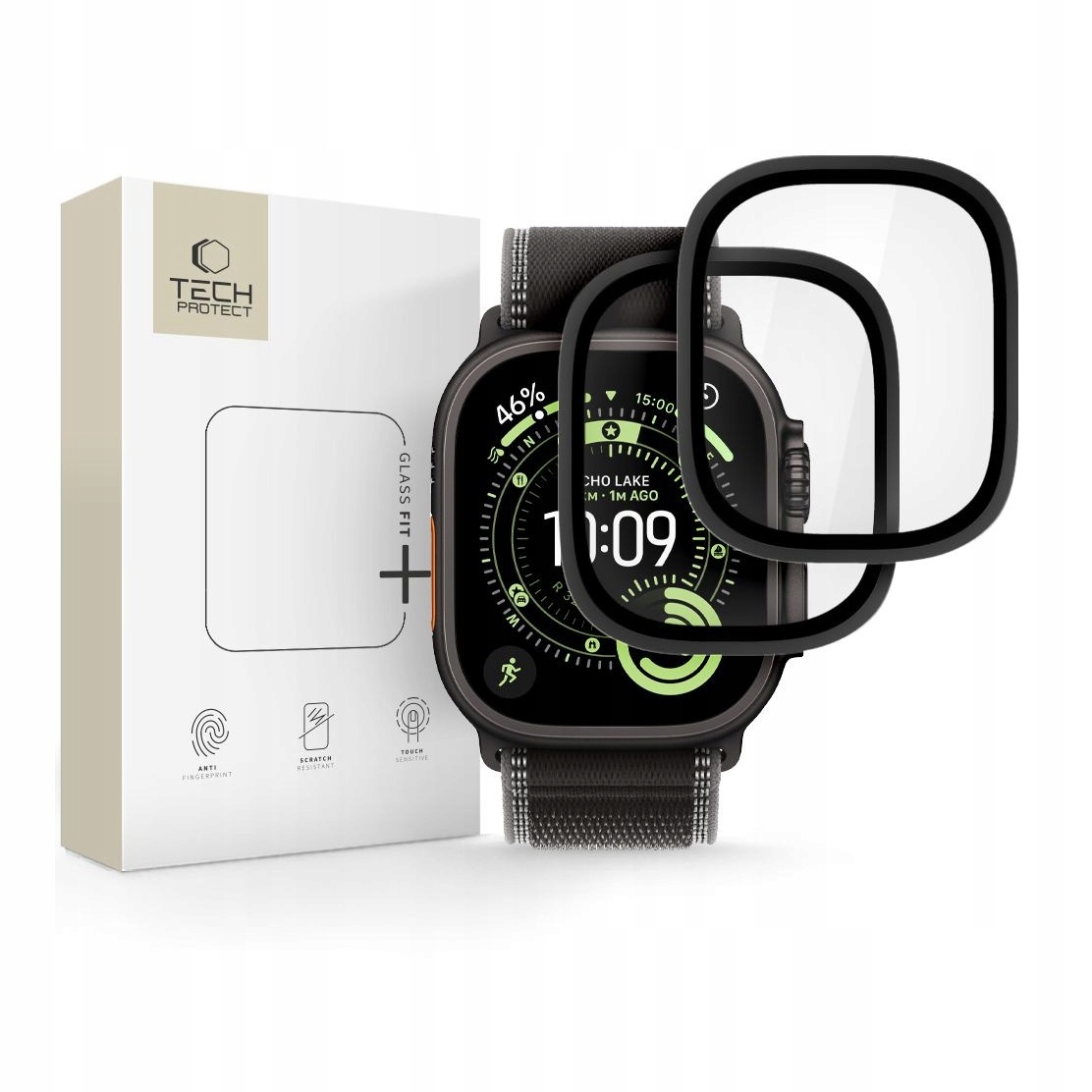 Szkło hartowane do Apple Watch Ultra 1 2 3 (49 mm) 2-pack