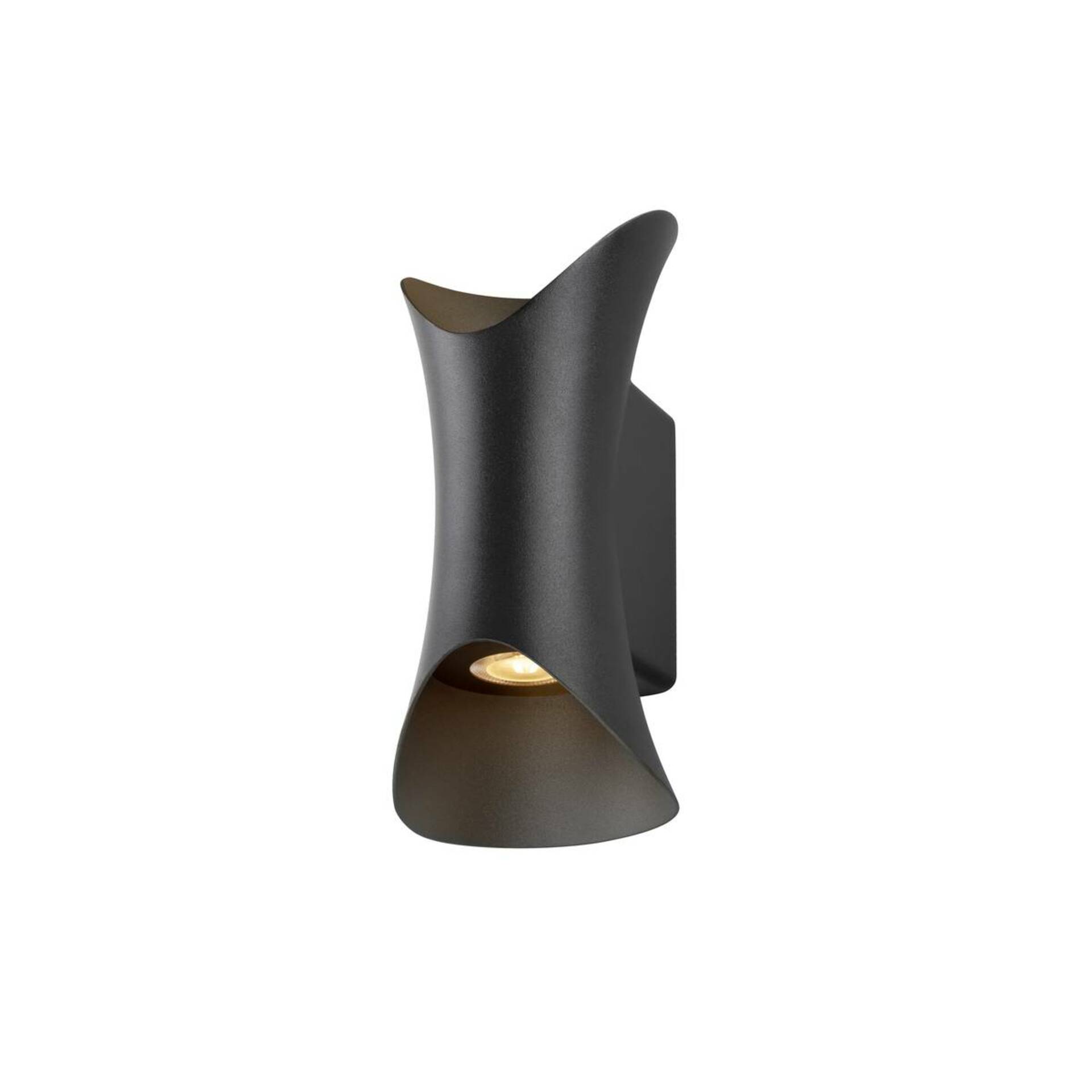 Big White Slv Modela nástenné svietidlo, up/down, 2700K, fáza, čierna 10078