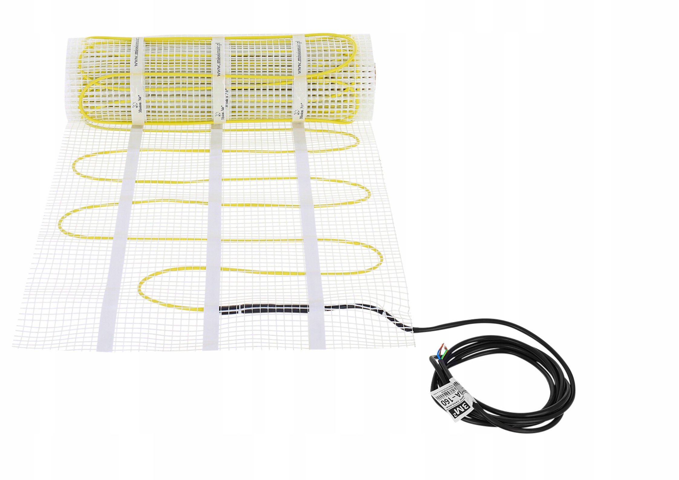 ZESTAW Mata grzewcza pod płytki MA-160W/m² 9m² Rodzaj elektryczne