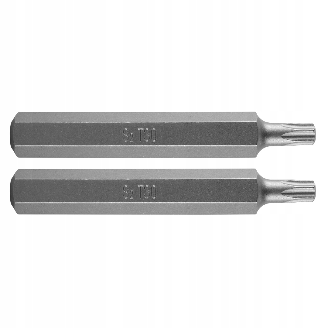 Końcówka grot bit Torx T30 x 75 mm, S2 x 2 szt., Neo 10-940