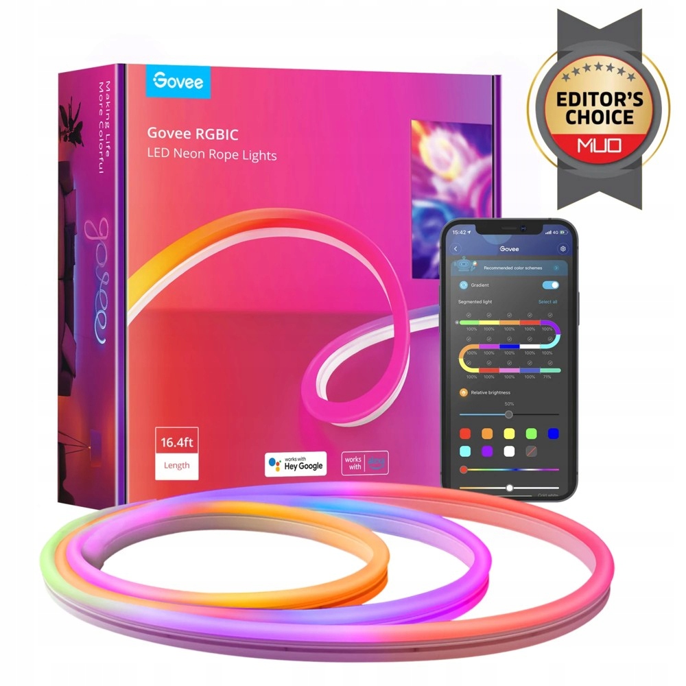 Taśma LED Govee H61A2 Neon Rope 5m Wi-Fi Bluetooth
