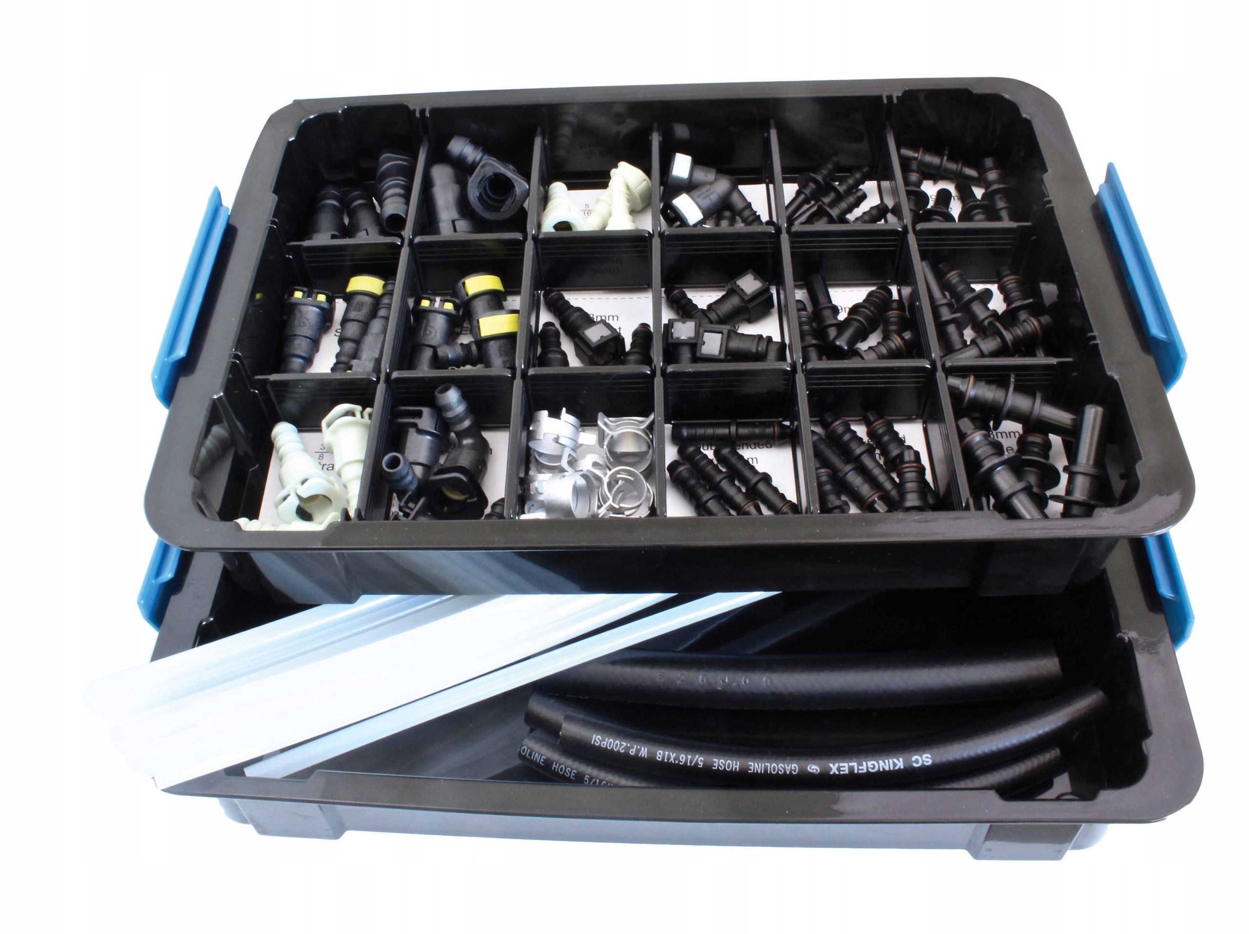 ZŁĄCZKI I PRZEWODY PALIWOWE – ZESTAW 95SZT. Producent nieznany producent