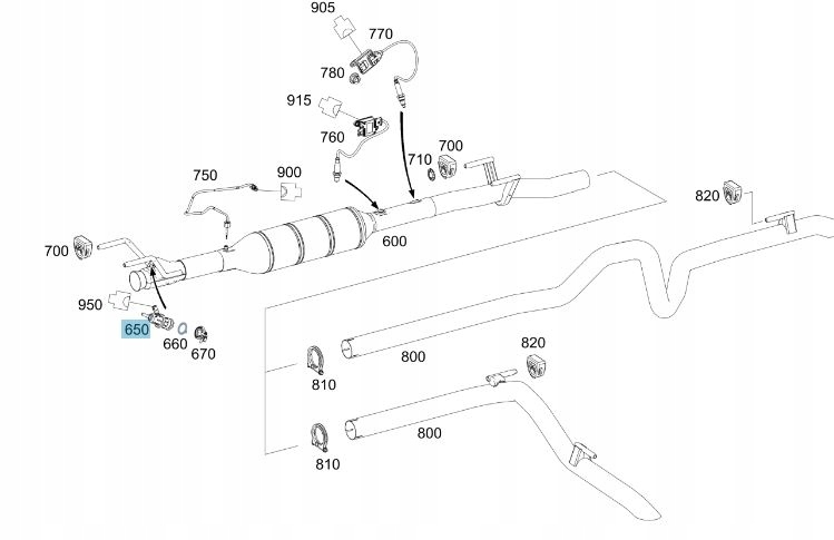 DYSZA WTRYSKOWA ADBLUE Mercedes SPRINTER 907 Car type Cargo vans RVs Buses