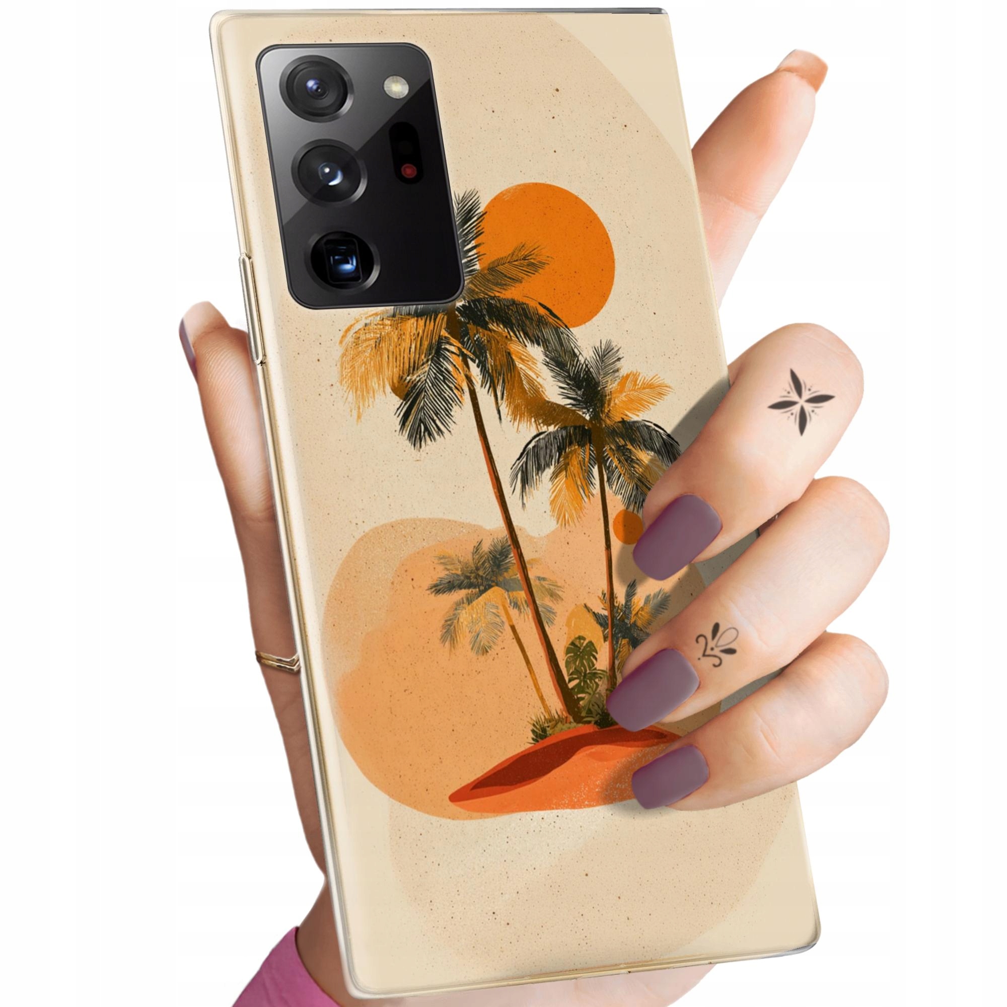 Etui Do Samsung Note 20 Ultra 20 Ultra 5G Palmy Dżungla Egoztyka