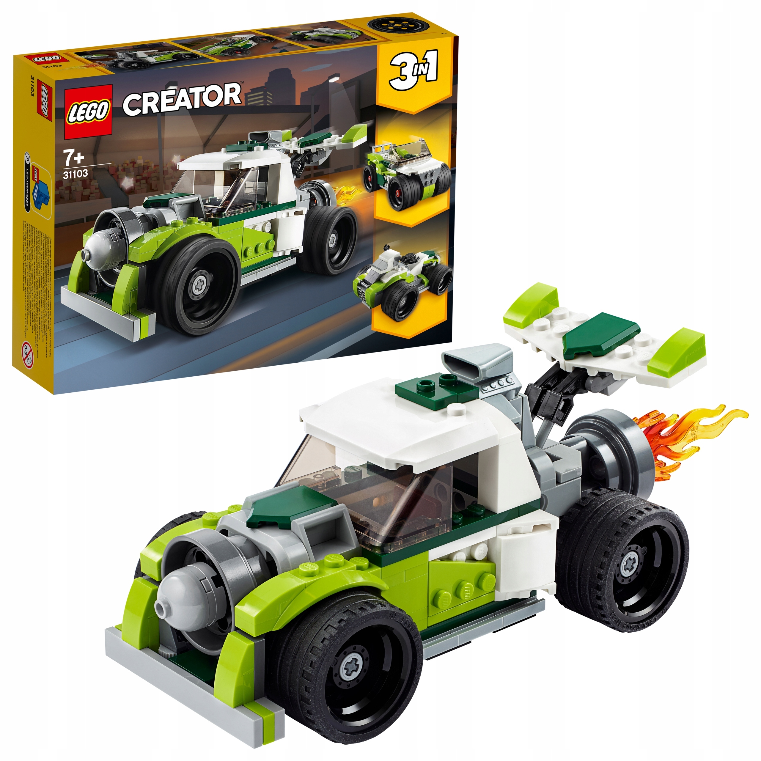 Lego Creator 3v1 31103 Raketové auto