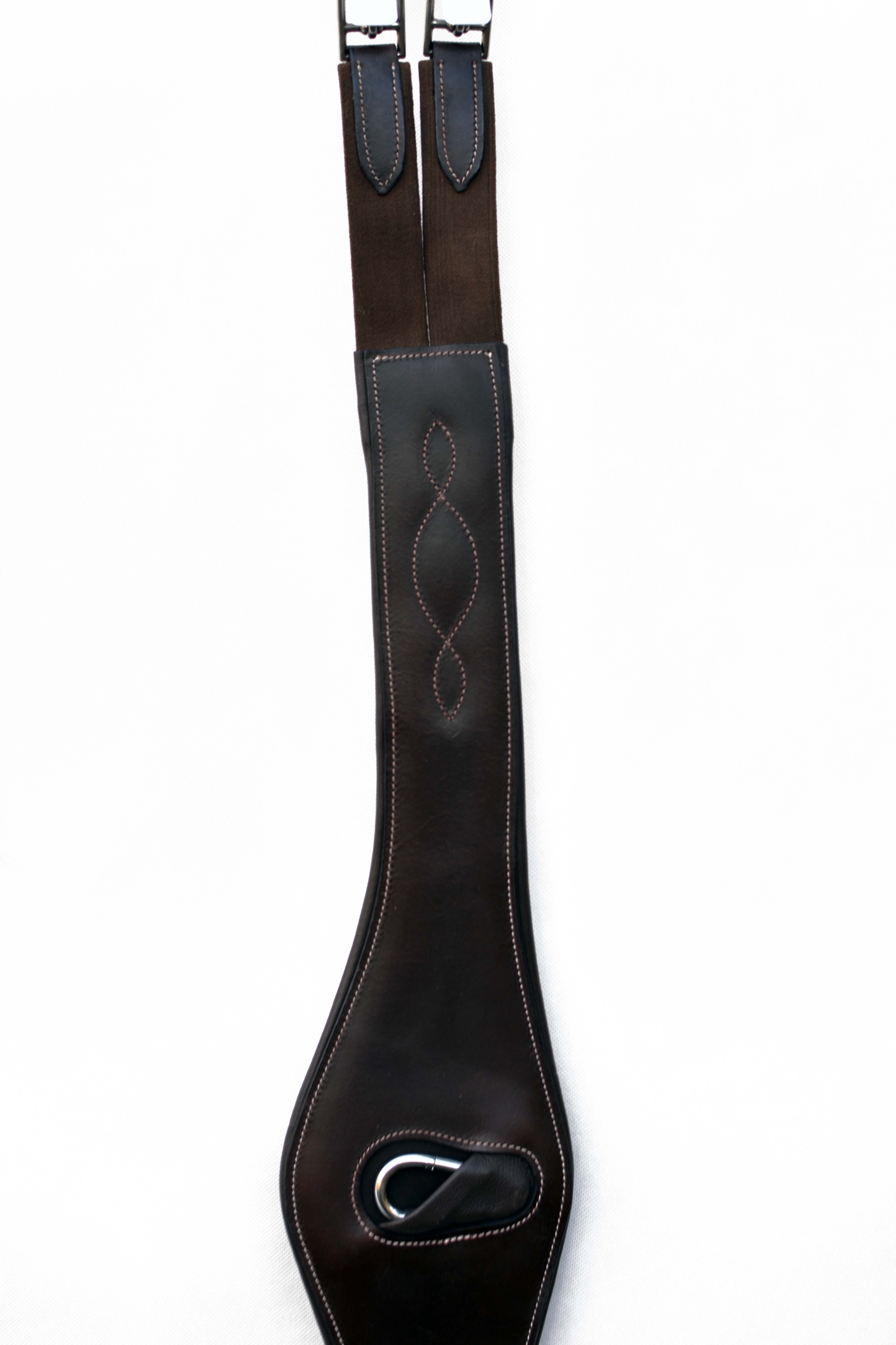 POPRĘG SKÓRZANY Z GUMAMI -EKSKLUZIW 125CM