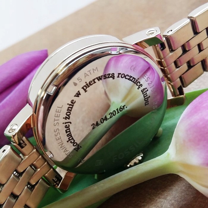 Grawerowanie na zegarku | Personalizacja Prezentu Styl klasyczny