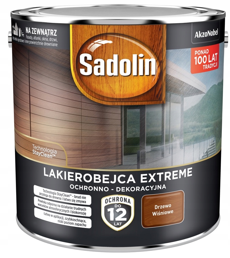 Lakierobejca Sadolin Extreme- drzewo wiśniowe 2.5l